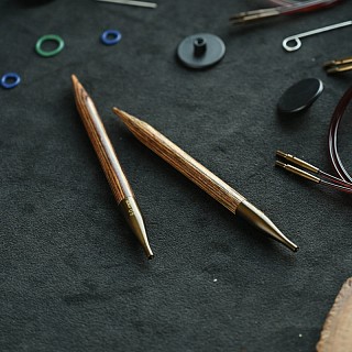 KnitPro Ginger Съёмные спицы 8,7 см (укороченные) Дерево