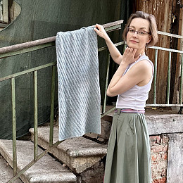 СижуВяжу Описание палантин Вальс СижуВяжу Описание палантин Вальс