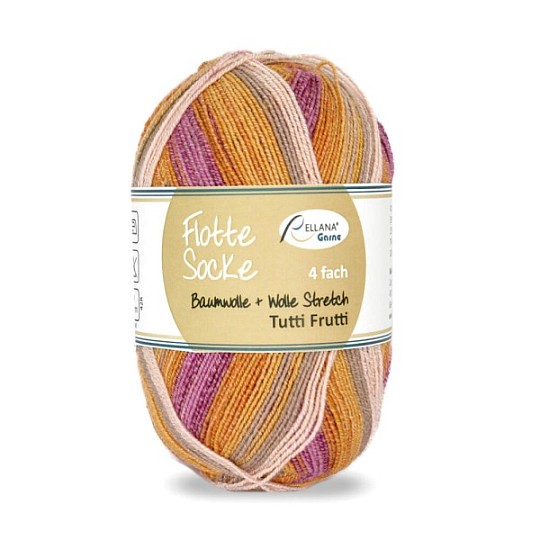 Rellana Baumwolle Stretch Tutti Frutti 4 ply