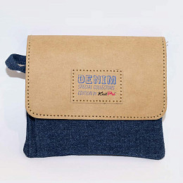 KnitPro Набор ультракоротких спиц Denim Indigo Wood Mini. 5 см. 7 пар KnitPro Набор ультракоротких спиц Denim Indigo Wood Mini. 5 см. 7 пар Магазин пряжи и инструментов для вязания СижуВяжу.рф