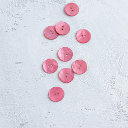 Drops Пуговица Ракушка Red ⌀ 20 мм