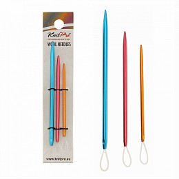 Knit Pro. Иглы для шерсти (набор 3 шт.) Размер игл — 2,25мм; 2,75мм; 3,25мм. Арт.10944