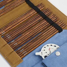 KnitPro Набор чулочных спиц Ginger 20 см. Магазин пряжи и инструментов для вязания СижуВяжу.рф