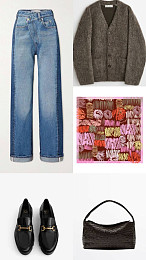 СижуВяжу "Весна начинается с нами!" (Розовый кант) Платок большой 90х90 см,