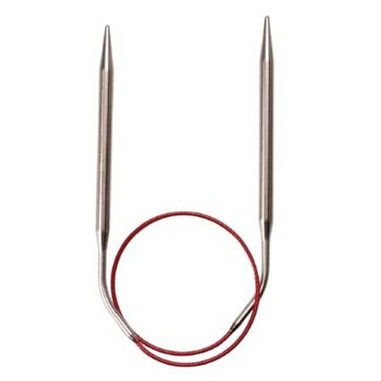 ChiaoGoo Knit Red Circulars  Круговые спицы 40 см Металл