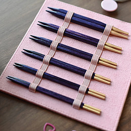 KnitPro Набор съёмных спиц J`adore. 12,5 см. 6 пар Магазин пряжи и инструментов для вязания СижуВяжу.рф