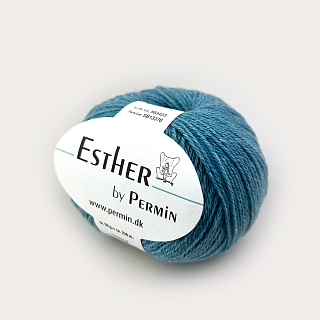 Пряжа для вязания Permin Esther (883408 Turquoise) 2 мотка