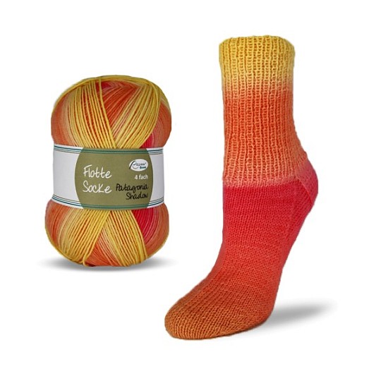 Rellana Flotte Socke Patagonia Shadow