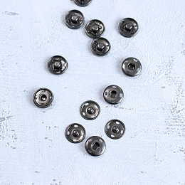 Кнопка пришивная ⌀ 15 мм Тёмный никель (30401.003)