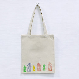 Сумка тканевая Домики