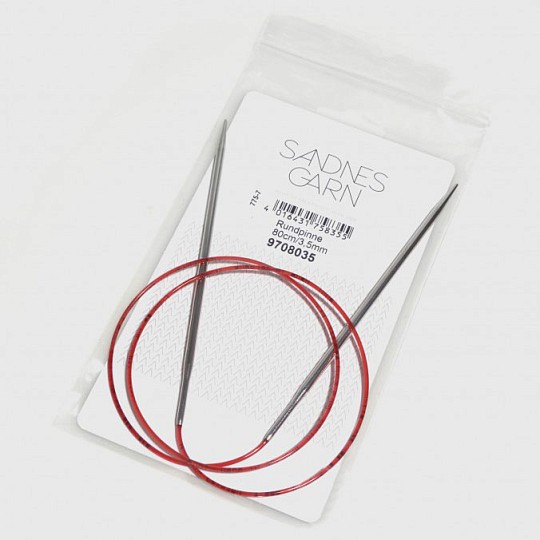 Sandnes Garn Lace Круговые спицы 40 см Металл