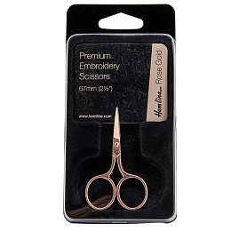 Hemline Ножницы для вышивания Rose Gold 67 мм (B5439)