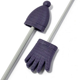 Prym Колпачок-держатель для чулочных спиц диаметром 2-2,5мм, пластик, синий, 2шт