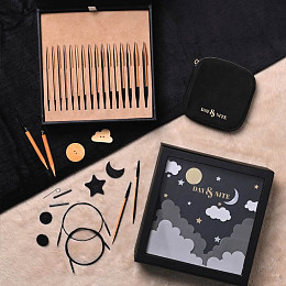 KnitPro Набор съёмных спиц Day&Night. 12,5 см. 8 пар Магазин пряжи и инструментов для вязания СижуВяжу.рф