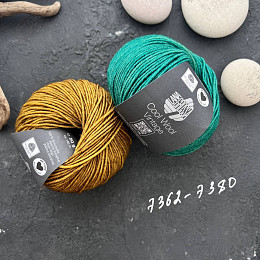 Набор для вязания двойной шапки #от_макушки_до_макушки из пряжи Lana Grossa Cool Wool Vintage (7380+7362)/описание