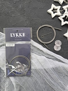 Lykke Braided steel Леска/кабель для спиц Flight (для спиц от 3.25 мм)