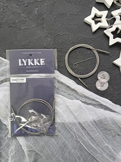 Lykke Braided steel Леска/кабель для спиц Flight (для спиц от 3.25 мм)