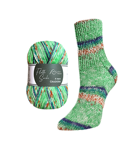 Rellana Flotte Socke Graziosa 4 ply