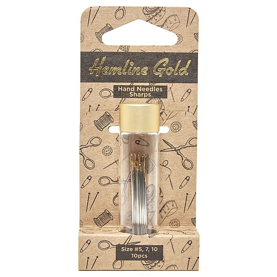 Hemline. Иглы швейные стальные 5-10 16 шт. (арт. 288G.510)