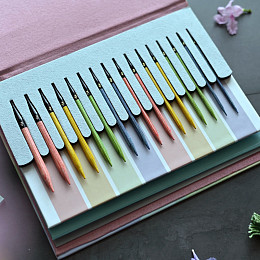 KnitPro Набор съёмных спиц Self Love. 12,5 см. 8 пар Магазин пряжи и инструментов для вязания СижуВяжу.рф