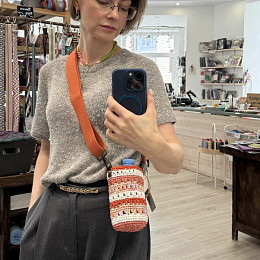 СижуВяжу Описание тубус для бутылки из рафии