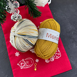 Набор носочной пряжи Брызги шампанского Набор носочной пряжи Брызги шампанского