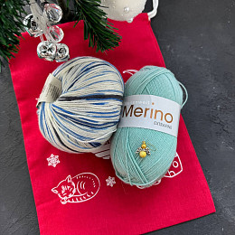 Набор носочной пряжи Мятное мороженое