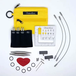 ChiaoGoo Набор съёмных спиц TWIST Shorties Large 8 см Металл Магазин пряжи и инструментов для вязания СижуВяжу.рф