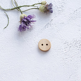 Handmade Пуговица Клён ⌀ 15 мм