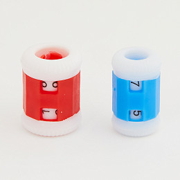 KnitPro Счетчик рядов для прямых спиц диаметром 2-5мм и 4,5-6,5мм, пластик