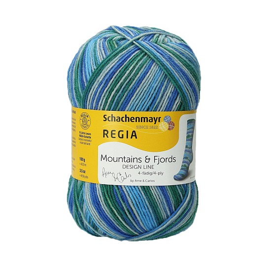Regia Mountains & Fjord Design Line by Arne&Carlos 4-ply 100 г