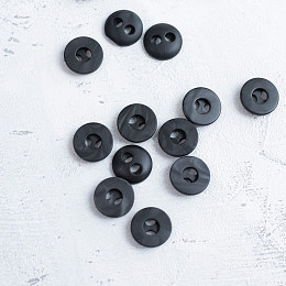 Пуговица Большая чёрная ⌀ 23 мм (CB1208B01)