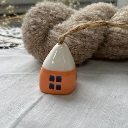 Домик маленький керамический, 5 см