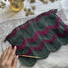 Шарф Зигзаг