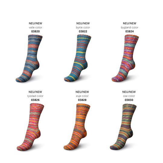 Regia Setesdal Color Design Line by Arne&Carlos 4-ply 100 г