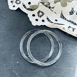 Hamanaka Ручка прозрачная круглая ⌀ 11 см