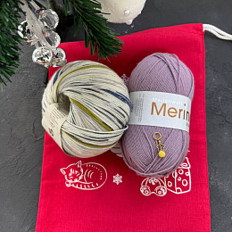 Набор носочной пряжи Черничный чай