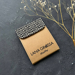 Lana Grossa Набор съёмных спиц 4 пары Радуга Дерево Бежевый чехол Магазин пряжи и инструментов для вязания СижуВяжу.рф