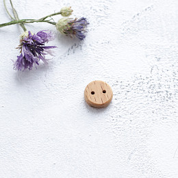 Handmade Пуговица Бук ⌀ 15 мм