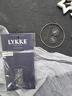 Lykke Braided steel Mini Леска/кабель для спиц Flight (для спиц 2-3 мм)