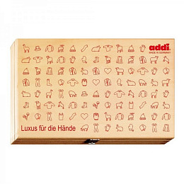 Addi Органайзер для круговых спиц, деревянный, 23 х 14 х 4 см