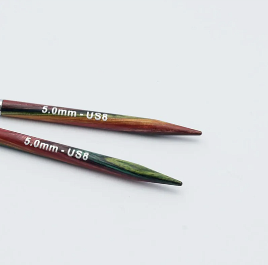 KnitPro Symfonie 2 Съёмные спицы 8,7 см (укороченные) Дерево