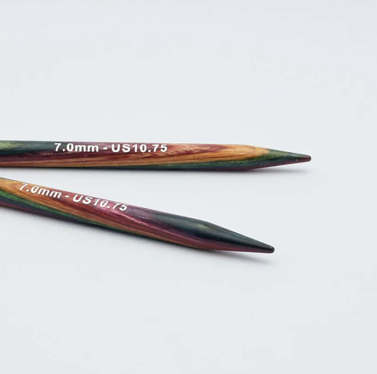 KnitPro Symfonie 2 Съёмные спицы 8,7 см (укороченные) Дерево