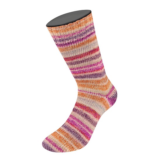 Lana Grossa Cool Wool 4 Socks Print Meilenweit 100